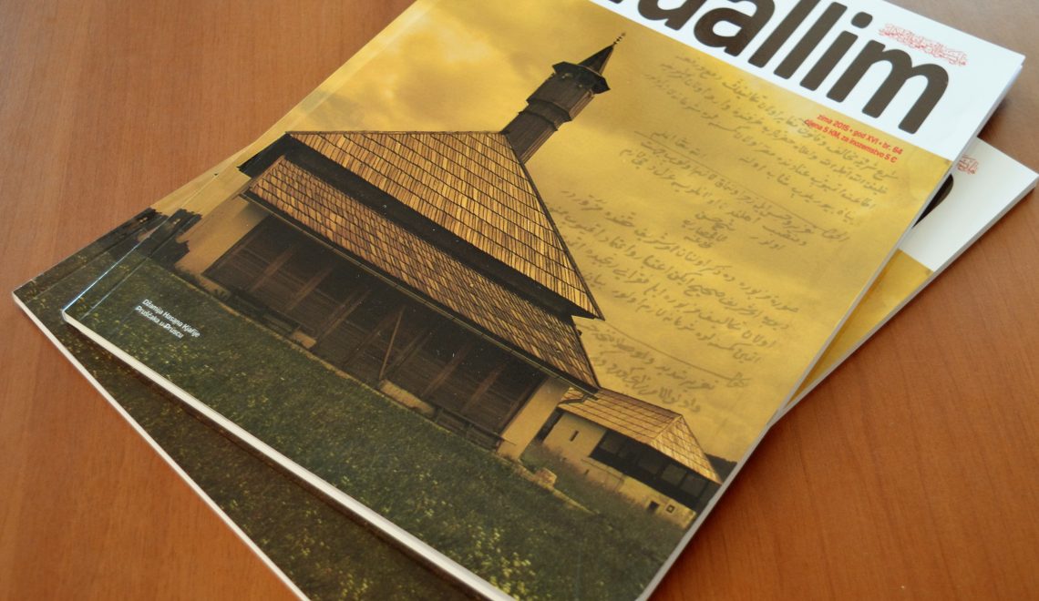 Novi Muallim Special Issue on Hasan Kafi Pruščak