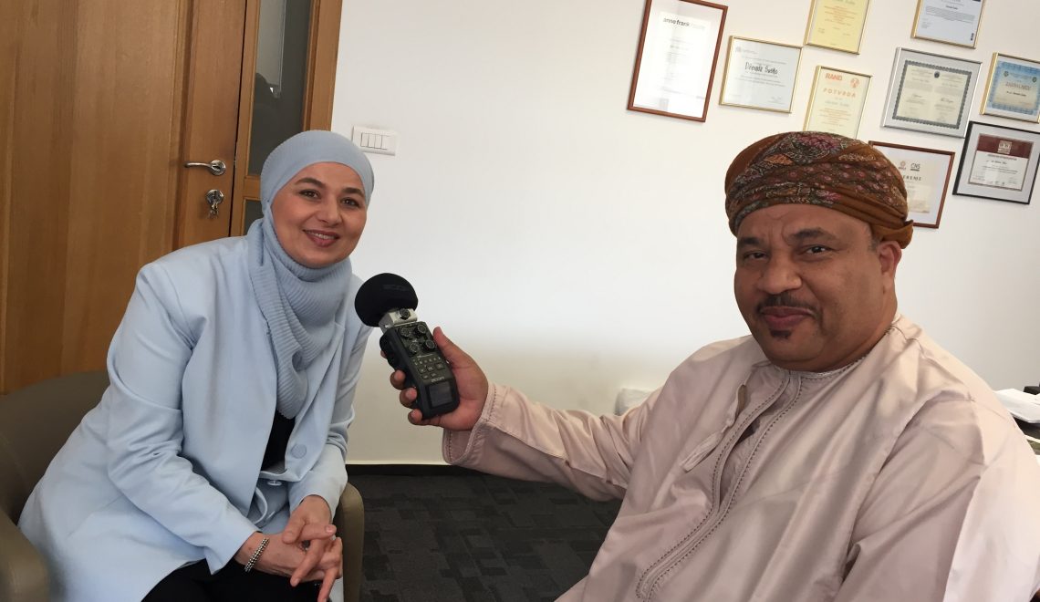 Novinar iz Omana Hilal Salem al-Hilali u posjeti Institutu