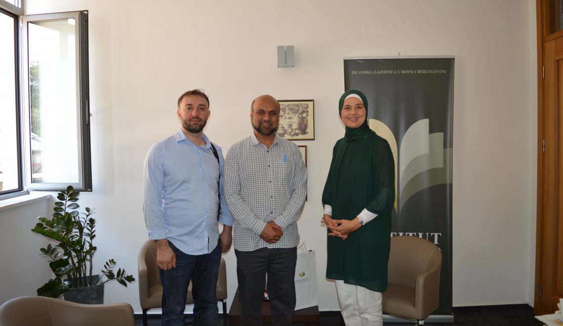 Direktor Islamske fondacije Markfield, Farook Murad i dr. Alija Avdukić boravili u posjeti Institutu